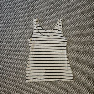 striped tank top L